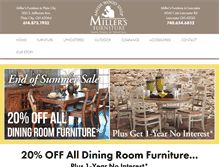 Tablet Screenshot of millersfurniture.com